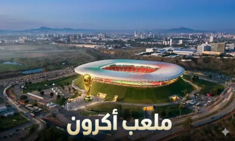 ملعب أكرون 2026: تحفة بركانية تستعد لكأس العالم